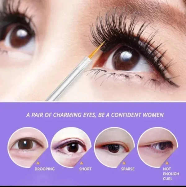 Sérum de croissance rapide des cils, 7 jours, croissance des sourcils, traitement d'extension de maquillage fort, épais, rehausseur de cils – Image 5
