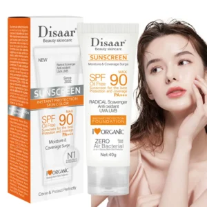 Crème solaire blanchissante pour le visage et le corps, SPF 90, hydratante, Anti-âge, contrôle du sébum, poussière, contrôle de l'huile, réduit la mélanine, soins pour la peau