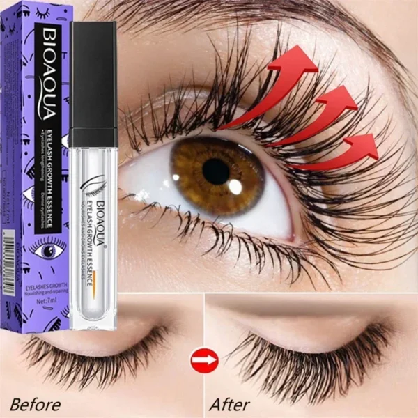 Sérum de croissance rapide des cils, 7 jours, croissance des sourcils, traitement d'extension de maquillage fort, épais, rehausseur de cils – Image 2